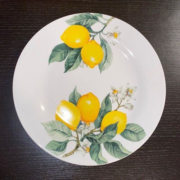 Royal Norfolk Lemon Dinner Plates - Picture 1 of 10